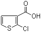 结构式 CAS# 53935-71-0, 2-氯噻吩-3-甲酸