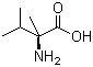 结构式 CAS# 53940-83-3, (S)-2-氨基-2,3-二甲基丁酸