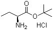 (S)-2-Aminobutanoic acid tert-butyl ester hydrochloride molecular structure (CAS 53956-05-1)