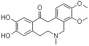 2,3-二去甲基隐掌叶防己碱分子结构 (CAS 53964-96-8)
