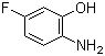2-Amino-5-fluorophenol molecular structure (CAS 53981-24-1)