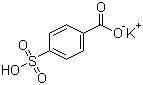 4-磺酸基苯甲酸单钾盐分子结构 (CAS 5399-63-3)