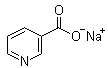 烟酸钠分子结构 (CAS 54-86-4)