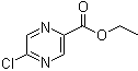 结构式 CAS# 54013-04-6, 5-氯-2-吡嗪羧酸乙酯
