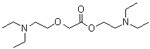 2-[2-(二乙基氨基)乙氧基]乙酸 2-(二乙基氨基)乙基酯分子结构 (CAS 5402-56-2)