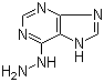 6-肼基嘌呤分子结构 (CAS 5404-86-4)
