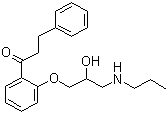 structure of CAS# 54063-53-5, Propafenone;1-[2-(2-hydroxy-3-propylamino-propoxy)phenyl]-3-phenyl-propan-1-one