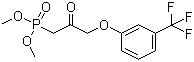 结构式 CAS# 54094-19-8, [2-氧代-3-(3-三氟甲基苯氧基)丙基)]磷酸二甲酯