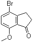 4-Bromo-7-methoxyindan-1-one molecular structure (CAS 5411-61-0)