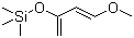trans-1-Methoxy-3-(trimethylsiloxy)-1,3-butadiene molecular structure (CAS 54125-02-9)