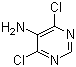 结构式 CAS# 5413-85-4, 4,6-二氯-5-氨基嘧啶