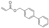 [1,1'-联苯]-4-基甲基丙烯酸酯分子结构 (CAS 54140-58-8)