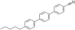 4-Cyano-4'-pentylterphenyl molecular structure (CAS 54211-46-0)
