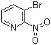 3-溴-2-硝基吡啶分子结构 (CAS 54231-33-3)