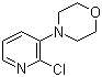 structure of CAS# 54231-44-6, 2-Chloro-3-morpholinopyridine;4-(2-Chloro-3-pyridinyl)morpholine