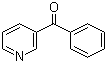 structure of CAS# 5424-19-1, 3-Benzoylpyridine;Phenyl-3-pyridyl ketone