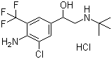 Mabuterol hydrochloride molecular structure (CAS 54240-36-7)
