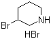 3-Bromopiperidine hydrobromide molecular structure (CAS 54288-72-1)