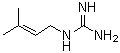 structure of CAS# 543-83-9, 3-Methyl-2-butenylguanidine;Galegin; N-(3-Methyl-2-butenyl)guanidine