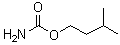 structure of CAS# 543-86-2, Isopentyl carbamate;Isoamyl aminoformate; Isoamyl carbamate