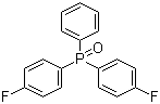 双(4-氟苯基)苯基氧化膦分子结构 (CAS 54300-32-2)