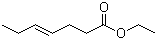(E)-4-Heptenoic acid ethyl ester molecular structure (CAS 54340-70-4)