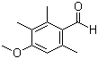 structure of CAS# 54344-92-2, 4-Methoxy-2,3,6-trimethylbenzaldehyde