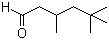structure of CAS# 5435-64-3, 3,5,5-Trimethylhexanal;3,5,5-Trimethylcapronaldehyde