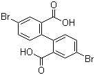 4,4'-Dibromodiphenic acid molecular structure (CAS 54389-67-2)