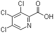 3,4,5-Trichloropyridine-2-carboxylic acid molecular structure (CAS 5439-04-3)
