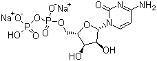structure of CAS# 54394-90-0, Cytidine-5'-diphosphate disodium salt;CDP.Na2