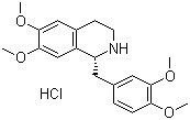 (R)-Tetrahydropapaverine hydrochloride molecular structure (CAS 54417-53-7)