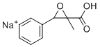 BMK glycidic acid sodium molecular structure (CAS 5449-12-7)