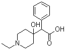 1-Ethyl-4-hydroxy-alpha-phenyl-4-piperidineacetic acid molecular structure (CAS 5449-34-3)