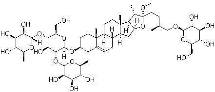 Methylprotodioscin molecular structure (CAS 54522-52-0)