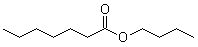 结构式 CAS# 5454-28-4, 庚酸丁酯