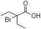 structure of CAS# 5456-23-5, 2-Bromo-2-ethylbutyric acid;alpha-Bromodiethylacetic acid