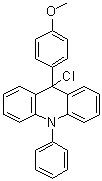 9-Chloro-9,10-dihydro-9-(4-methoxyphenyl)-10-phenylacridine molecular structure (CAS 5456-58-6)