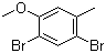 structure of CAS# 5456-94-0, 2,4-Dibromo-5-methoxytoluene;1,5-Dibromo-2-methoxy-4-methylbenzene
