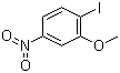结构式 CAS# 5458-84-4, 2-碘-5-硝基苯甲醚