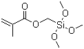 (Methacryloxymethyl)trimethoxysilane molecular structure (CAS 54586-78-6)