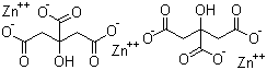 Zinc citrate  molecular structure (CAS 546-46-3)