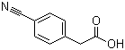 结构式 CAS# 5462-71-5, 4-氰基苯乙酸