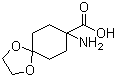 8-Amino-1,4-dioxaspiro[4.5]decane-8-carboxylic acid molecular structure (CAS 54621-18-0)