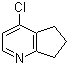 4-Chloro-6,7-dihydro-5H-cyclopenta[b]pyridine molecular structure (CAS 54664-55-0)