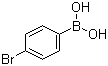 4-Bromophenylboronic acid molecular structure (CAS 5467-74-3)