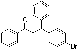 3-(4-溴苯基)-1,3-二苯基-1-丙酮分子结构 (CAS 5472-01-5)