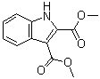 2,3-Dimethyl 1H-indole-2,3-dicarboxylate molecular structure (CAS 54781-93-0)