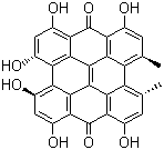 结构式 CAS# 548-04-9, 金丝桃素