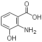 structure of CAS# 548-93-6, 2-Amino-3-hydroxybenzoic acid;3-Hydroxyanthranilic acid; NSC 522891